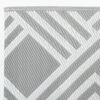 vidaXL Outdoor Carpet Grey Polypropylene 55.1 x 78.7 in Portable