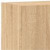 vidaXL TV Wall Cabinet Set of 2 Sonoma oak Engineered wood Standard
