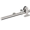 vidaXL Sliding Door Hardware Kit 78.7 " Stainless Steel Silver