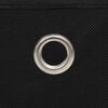 vidaXL Storage Box Set of 4 Black Non-woven fabric 11 in Foldable