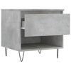 vidaXL Coffee Table Concrete Gray Engineered Wood, Metal