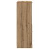 vidaXL Highboard Artisan Oak Engineered Wood 23.6 x 14.0 x 40.7 in