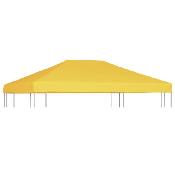 vidaXL Gazebo Top Cover 2.95 oz/ft² 13.1x9.8' Yellow