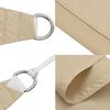 vidaXL Sunshade Sail Oxford Fabric Rectangular 13.1x23.0' Beige