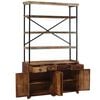 vidaXL Sideboard Varied wood shades Solid Reclaimed Wood, Steel Large