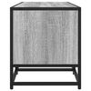 vidaXL TV Cabinet Gray Sonoma Engineered Wood, Metal Large TV Cabinet