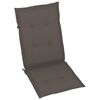 vidaXL Garden Chair Set of 8 Grey Solid Acacia wood Standard Foldable
