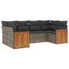 vidaXL Garden Sofa Set Grey