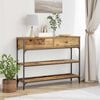 vidaXL Console Table Old Wood 72.5 x 25 x 75 cm Engineered Wood
