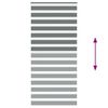 vidaXL Zebra Blind Dark Grey Polyester 41.3x90.6 in Height-Adjustable