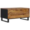 vidaXL Coffee Table Honey brown and black