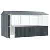 vidaXL Bird Cage Anthracite 410 x 210 x 230 cm Galvanized steel