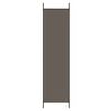 vidaXL 4-Panel Room Divider Anthracite 78.7"x86.6" Fabric