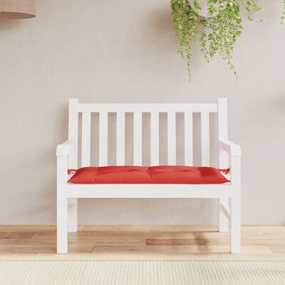 vidaXL Garden Bench Cushion Red 39.4"x19.7"x2.8" Oxford Fabric