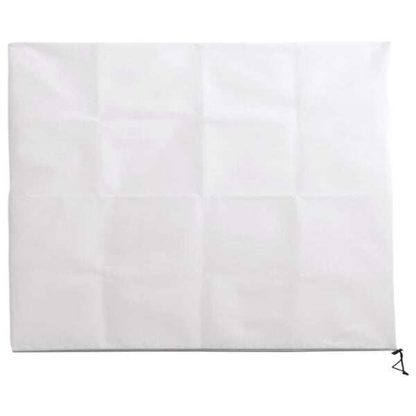 vidaXL Plant Fleece Cover Set of 4 White
