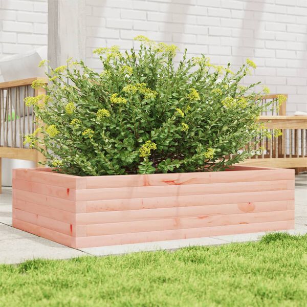 vidaXL Garden Planter Natural wood color Solid Douglas Fir wood