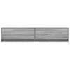 vidaXL TV Wall Cabinet Grey Sonoma Engineered Wood Large TV Wall Cabinet