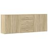 vidaXL Sideboard Sonoma oak Engineered wood Medium Sideboard