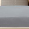 vidaXL Jersey Fitted Sheet Gray 100% Cotton 39.4 x 78.7 in