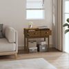 vidaXL Console Table Honey Brown Solid Pine Wood Medium Console Table