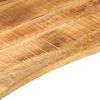 vidaXL Desk Top Natural Wood Solid rough mango wood 39.4 x 23.6 in