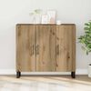 vidaXL Sideboard Artisan Oak 35.43 x 13.39 x 31.50 in Engineered Wood