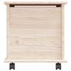 vidaXL Storage Chest Natural wood Solid pine wood Medium Storage Chest