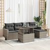 vidaXL Garden Sofa Set Gray