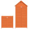 vidaXL Garden Tool Shed Set Brown Solid pine wood, plywood