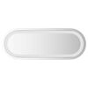 vidaXL LED Bathroom Mirror Glass, LED components 15.7 x 5.9 in