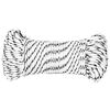 vidaXL Braided Boat Rope White 0.20 "x1640.4 ' Polyester
