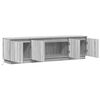 vidaXL TV Cabinet Grey Sonoma 70.87 x 14.96 x 19.29 in Engineered Wood