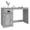 vidaXL Desk Grey Sonoma Engineered Wood Medium Desk Rectangular