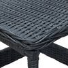 vidaXL Garden Lounge Set Dark grey and black