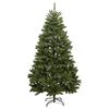 vidaXL Artificial Hinged Christmas Tree with Stand Green 118.1"