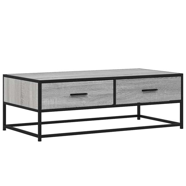 vidaXL Coffee Table Grey Sonoma Engineered Wood