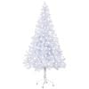 vidaXL Artificial Christmas Tree White PVC, plastic 47.2 in