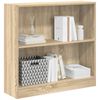 vidaXL Bookshelf Sonoma oak Engineered wood Compact Bookshelf
