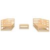 vidaXL Garden Lounge Set Natural wood Solid Pine wood Large Modular