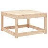vidaXL Garden Footstool Natural Wood Solid Pine Wood Medium Modular