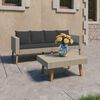 vidaXL Garden Furniture Set Beige and Anthracite