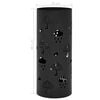vidaXL Umbrella Stand Black Powder-coated steel Medium Decorative Inlays