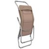 vidaXL Patio Sun Lounger Set of 2 Taupe
