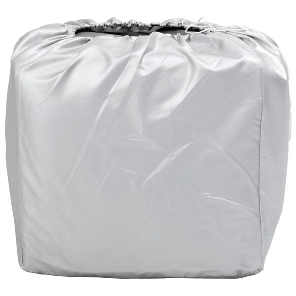 vidaXL Car Cover for Sedan Hail Protection Full M Grey and Silver