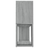 vidaXL Book Cabinet Grey Sonoma Engineered wood Book Cabinet Rectangular
