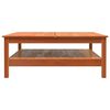 vidaXL Coffee Table Wax brown Solid pine wood Large Coffee Table