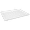 vidaXL Shower Base Tray with Dots White 35.4"x27.6"x1.6" ABS