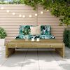 vidaXL Garden Footstool Natural Impregnated Pine Wood Large Modular