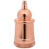 vidaXL Lamp Holder Rose Gold Aluminum Decorative Inlays Lamp Holder