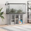 vidaXL Aquarium Stand Concrete Grey Engineered Wood 47.2 in